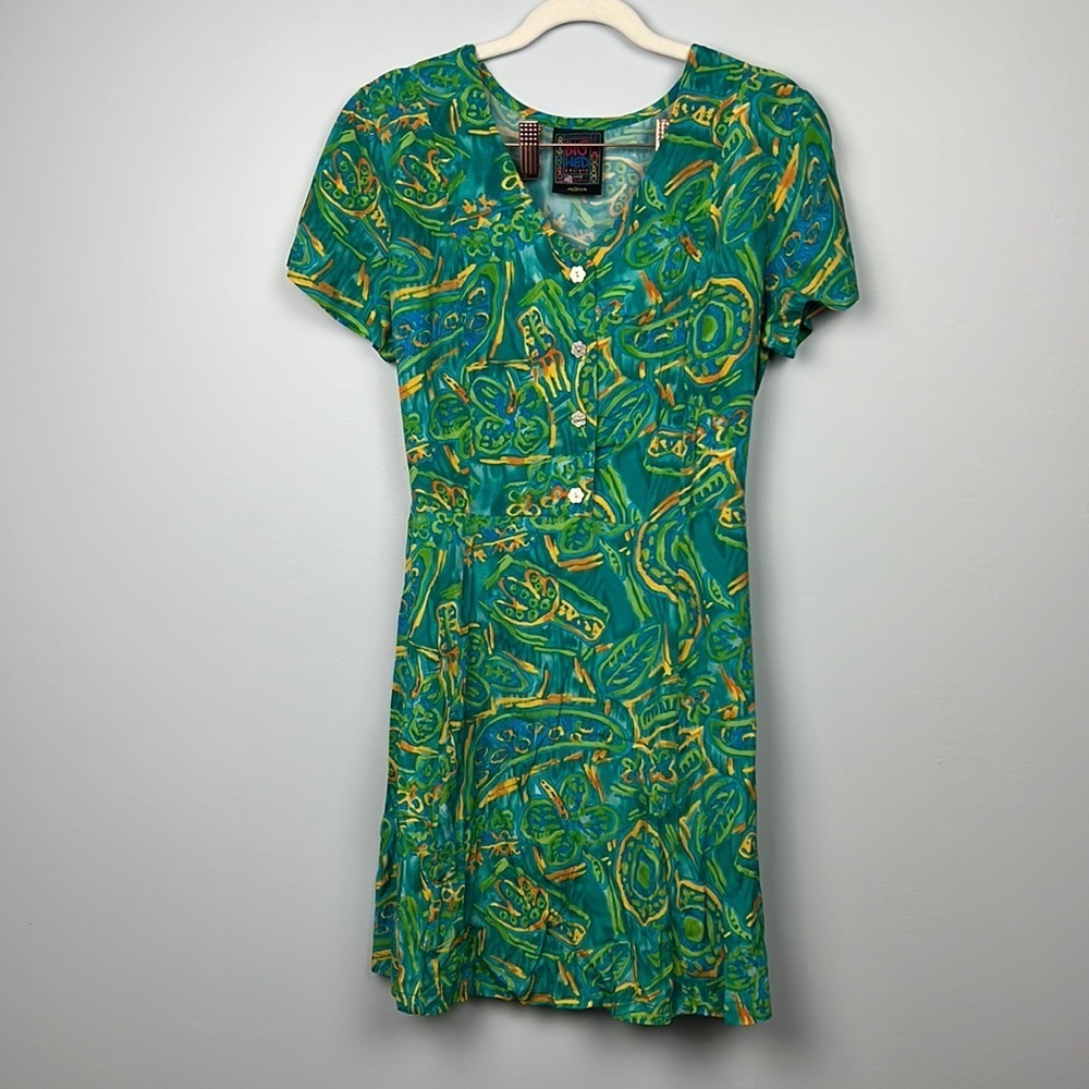 Big Hed designs vintage medium made in America women’s tropical dress